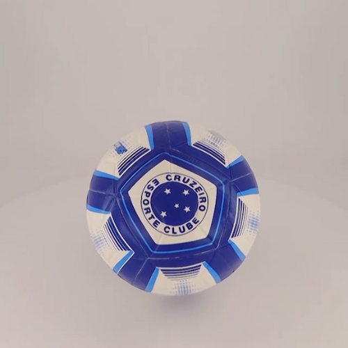 Bola Maccabi Cruzeiro Escudo Campo Branca e Azul